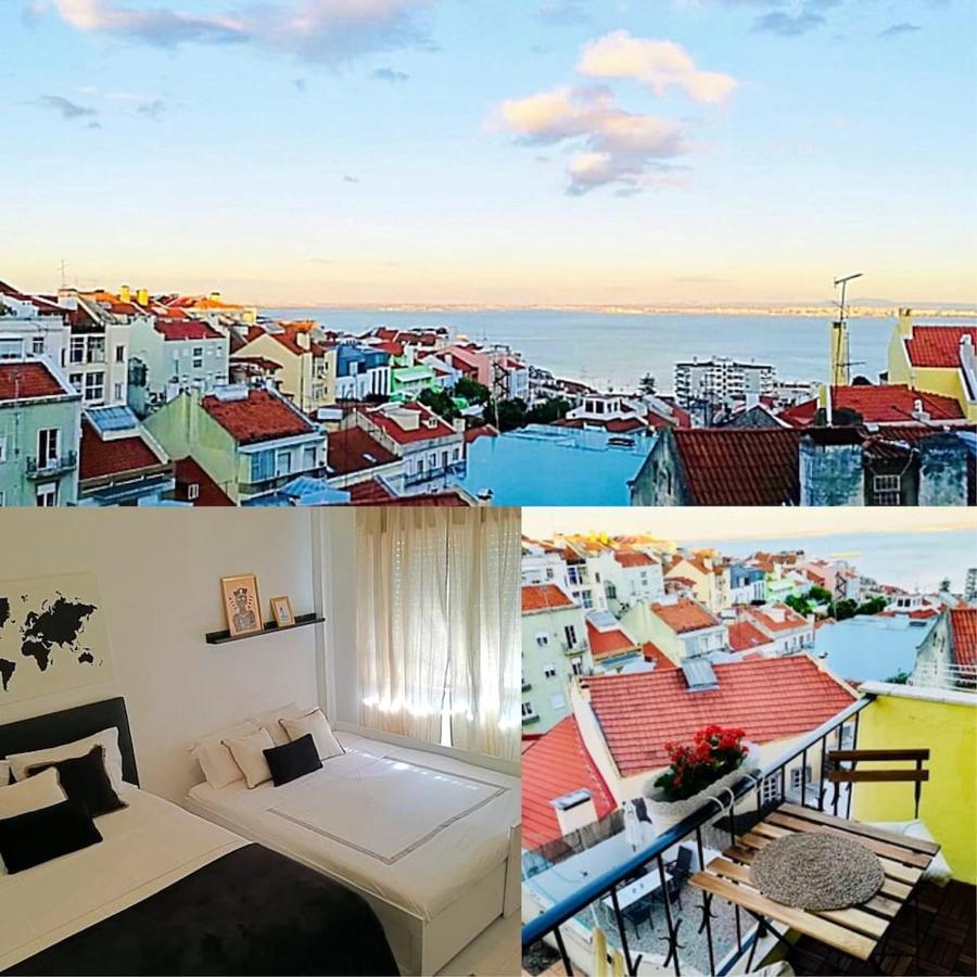 Comfortable Apartment With Balcony And Sea View In Lisbon 50 M² Eksteriør billede